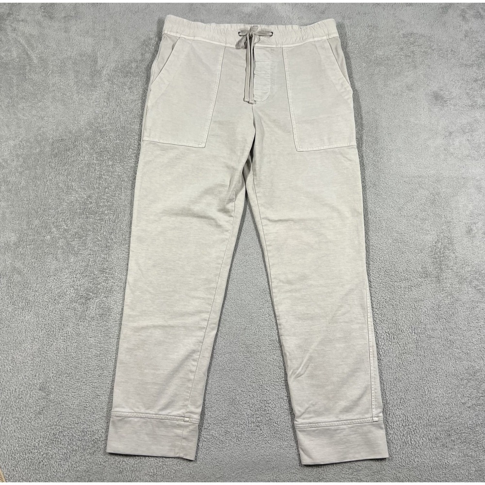 James Perse Rigid Jersey Jogger Pants Mens 3 (Large) Beige MNW1185